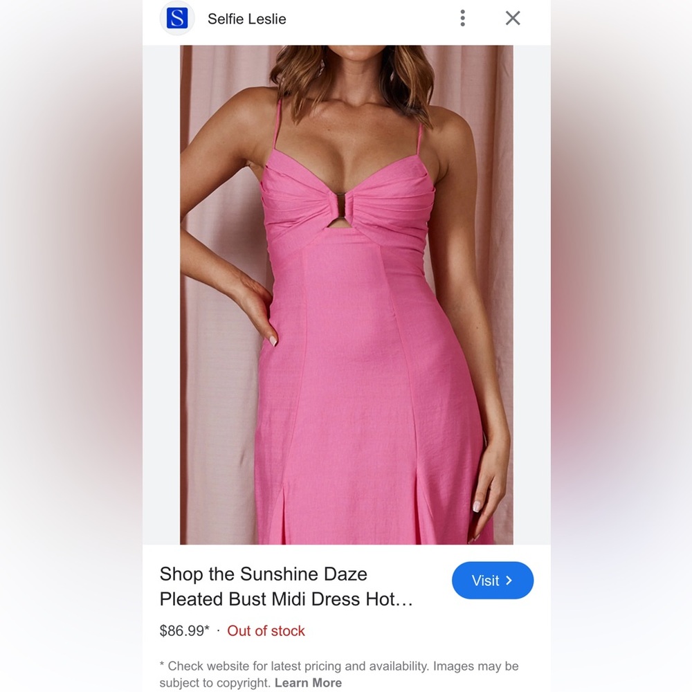 Selfie Leslie Sunshine Daze Midi Dress